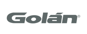 Logotipo de la empresa de seguridad y protección Golán en El Salvador