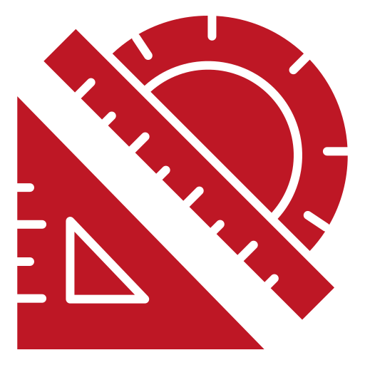 Ícono de diseño técnico y medición de proyectos en El Salvador
