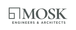 Logotipo corporativo de Moser Ingenieros y Arquitectos en El Salvador