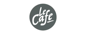 Logotipo comercial de Le Café en El Salvador