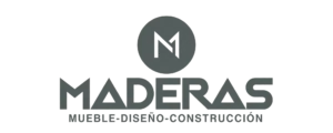 Logotipo corporativo de M Maderas en El Salvador